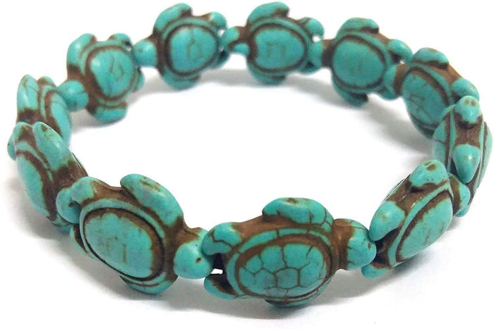 Turquoise Handmade Hawaiian Sea Turtles Bracelet by DailySale