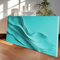 Turquoise Minimalist Wall Art by Tailored Canvases