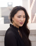 Turquoise Hoop Earrings by Christina Greene