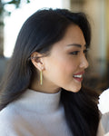 Turquoise Hoop Earrings by Christina Greene