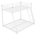 Twin Over Full Low Bunk Bed with Ladder by DailySale