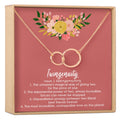 Twin Sister Gift Necklace by Dear Ava