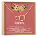 Twin Sister Gift Necklace by Dear Ava