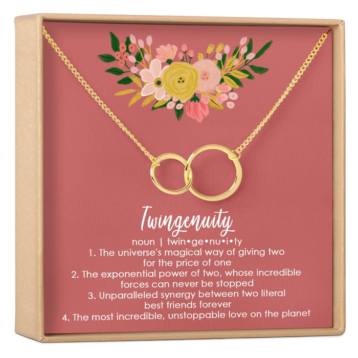 Twin Sister Gift Necklace by Dear Ava