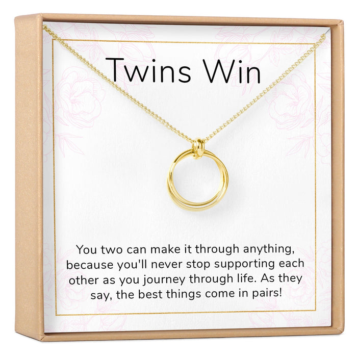 Twin Sister Gift Necklace by Dear Ava