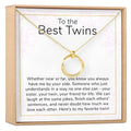Twin Sister Gift Necklace by Dear Ava