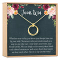 Twin Sister Gift Necklace by Dear Ava
