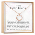 Twin Sister Gift Necklace by Dear Ava