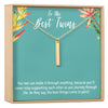 Twin Sister Gift Necklace