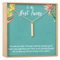 Twin Sister Gift Necklace by Dear Ava