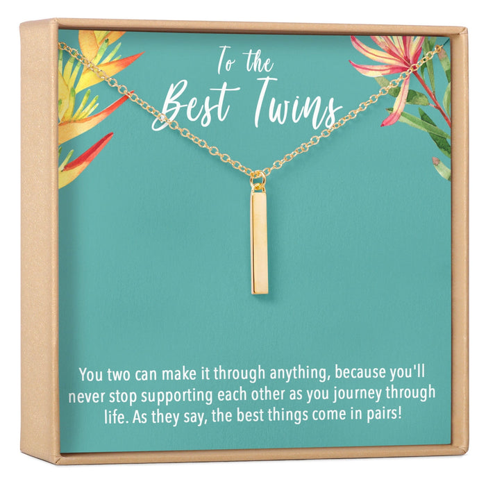 Twin Sister Gift Necklace by Dear Ava