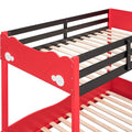 Twin Size Car-Shaped Bunk Bed with Wheels by DailySale