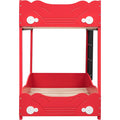Twin Size Car-Shaped Bunk Bed with Wheels by DailySale