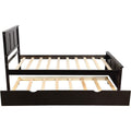 Twin Size Platform Bed with A Trundle by DailySale