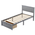 Twin Size Platform Bed with Storage by DailySale