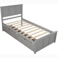 Twin Size Platform Bed with Two Drawers by DailySale