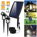 Twin Solar Spotlight Outdoor Light by DailySale