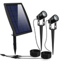 Twin Solar Spotlight Outdoor Light by DailySale