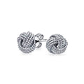 Twisted Love Knot Stud Earrings by DailySale