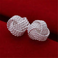 Twisted Love Knot Stud Earrings by DailySale