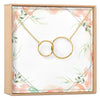 Two Interlocking Circles Necklace