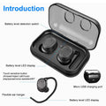 TWS Wireless 5.0 Earbuds IPX4 Touch In-Ear Stereo Earphone by DailySale