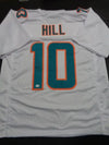 Tyreek Hill Miami Dolphins Autographed Custom Football Jersey GA coa