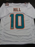 Tyreek Hill Miami Dolphins Autographed Custom Football Jersey GA coa by Price Is Right Miami