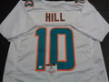 Tyreek Hill Miami Dolphins Autographed Custom Football Jersey GA coa by Price Is Right Miami