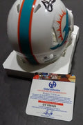 Tyreek Hill Miami Dolphins Autographed Riddell Mini Helmet GA coa by Price Is Right Miami
