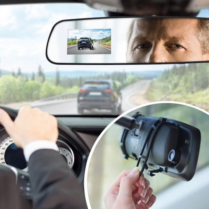 U-Drive MirrorCam Rear View Mirror Dash Cam by DailySale