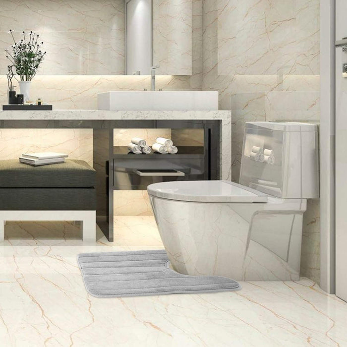 U Shaped Non-slip Toilet Mat by DailySale
