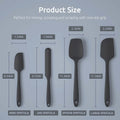 U-Taste Silicone Spatula Set with 480 Degrees Fahrenheit Heat Resistant