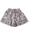 Monteau Big Girls Tiered Faux Tie Front Printed Short