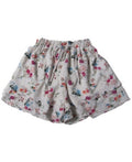 Monteau Big Girls Tiered Faux Tie Front Printed Short by Vanessa Jane