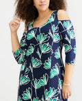 NY Collection Womens Plus Cold Shoulder Dress by Vanessa Jane