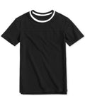 Jaywalker Big Boys Contrast Collar T-Shirt, Size Medium by Vanessa Jane