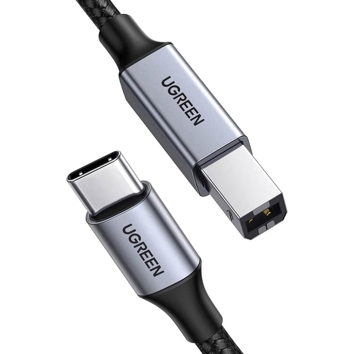 UGREEN USB B to USB C 3 FT Printer Cable (Refurbished) by DailySale