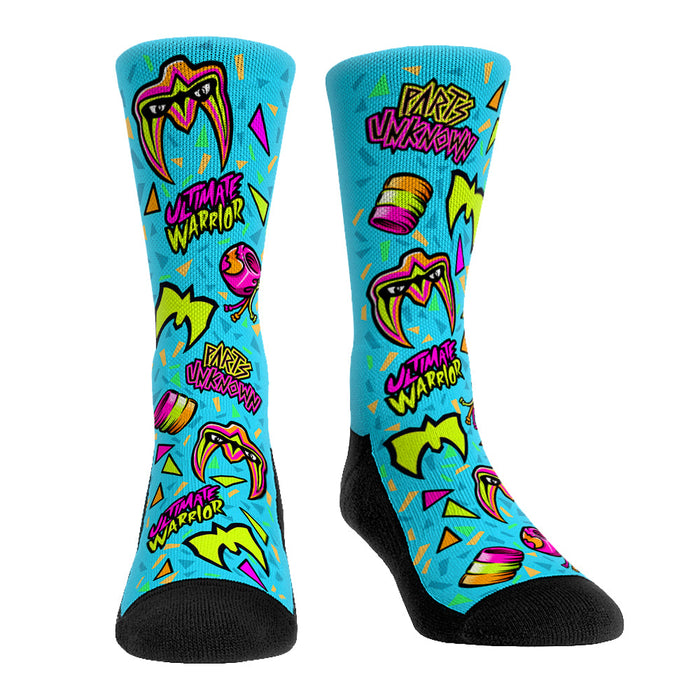 Ultimate Warrior - All-Over Icons by Rock 'Em Socks