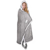 Ultra Soft Sparkle Chic Hooded Throw Blanket