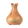 Ultrasonic Air Humidifier With Wood Grain 7 Color Changing LED Lights by DailySale