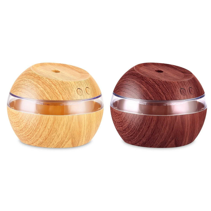 Ultrasonic Aroma Essential Oil Diffuser Wood Grain by DailySale