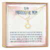 Unbiological Mom Sun and Moon Pendants Necklace Set