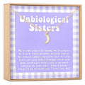 Unbiological Sisters Crescent Moon Pendant Necklace by Dear Ava