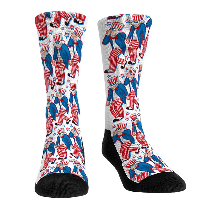 Uncle Sam Griddy by Rock 'Em Socks