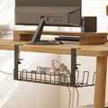 Under Desk Cable Management Tray 15.2in No Drill Desk Cable Cord Organizer by DailySale