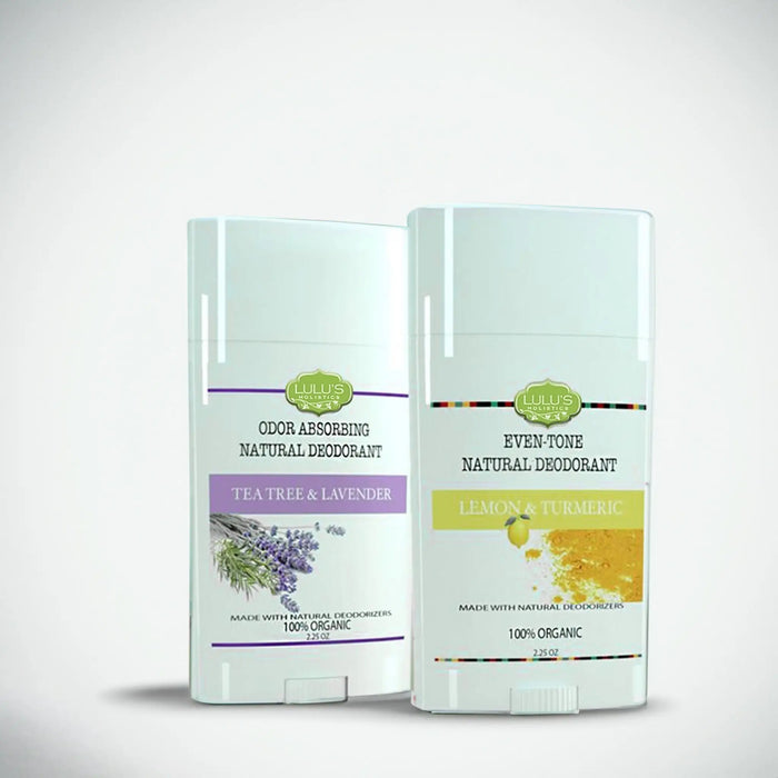 Underarm Care Deodorant Duo – Lemon Turmeric & Tea Tree by Lulu’s Holistics