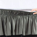 Undercliff Easy Wrap Elastic Ruffled 16 Bed Skirt by DailySale