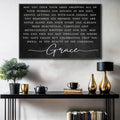 Unending Grace Faith Sign by Tailored Canvases