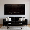 Unending Grace Faith Sign IV by Tailored Canvases